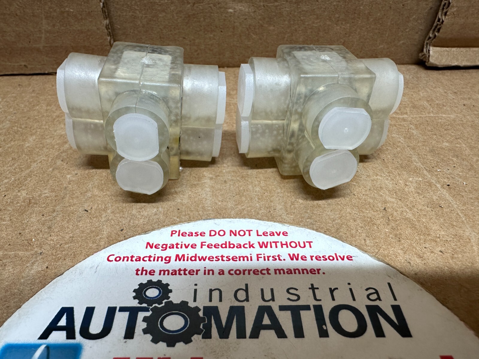 2X NEW PANDUIT PCSB4-2Y #4-#14STR #10-#14SOL AL9CU MULTI TAP INSULATED CONNECTOR