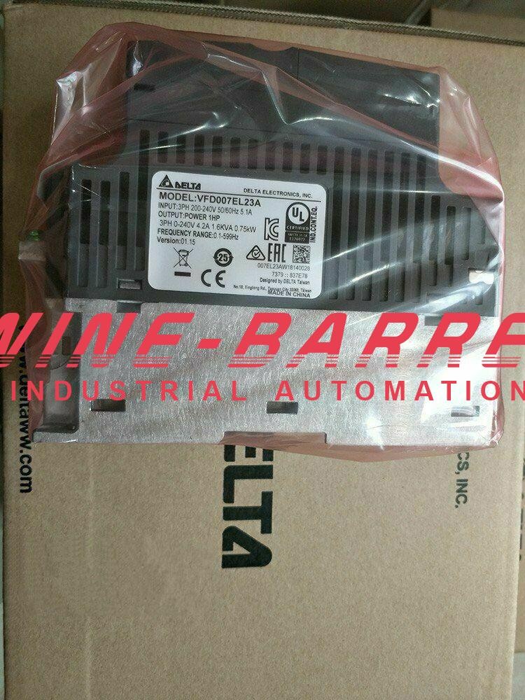 750W Delta VFD Inverter 3phase 220V 1HP VFD007EL23A Variable Frequency Driver