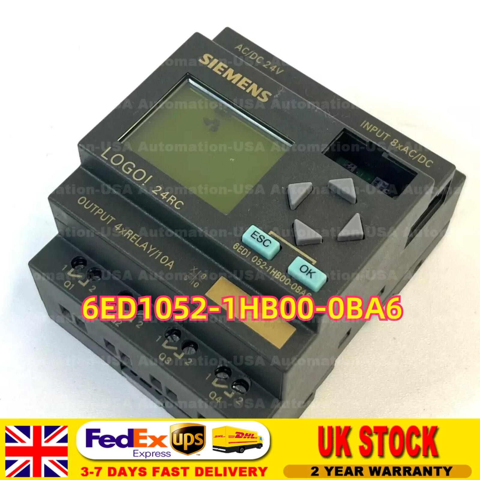6ED1052-1HB00-0BA6 New Siemens 6ED1 052-1HB00-0BA6 LOGO 24RC logic module