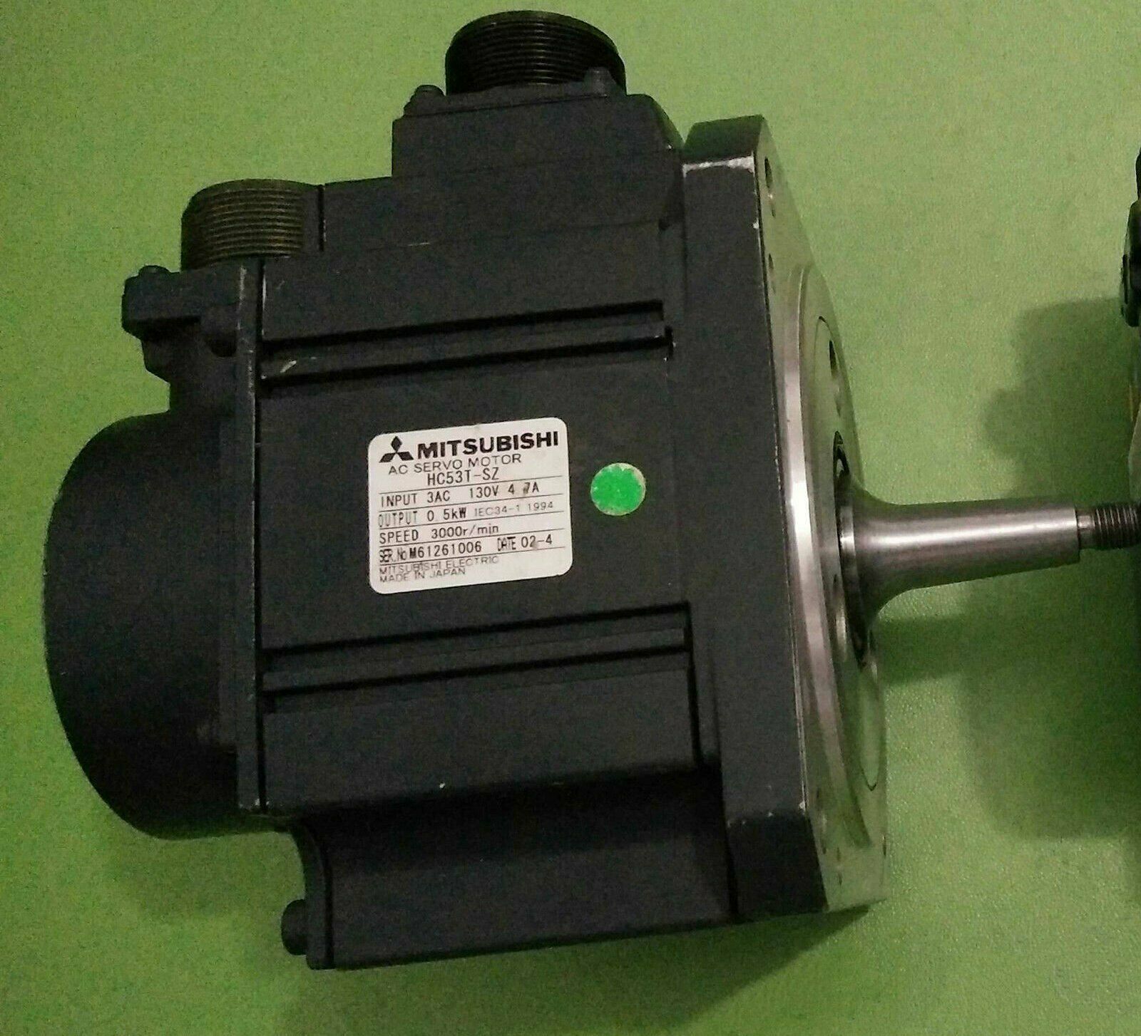 USED MITSUBISHI AC Servo Motor HC53T-SZ 3AC 127V in good condition