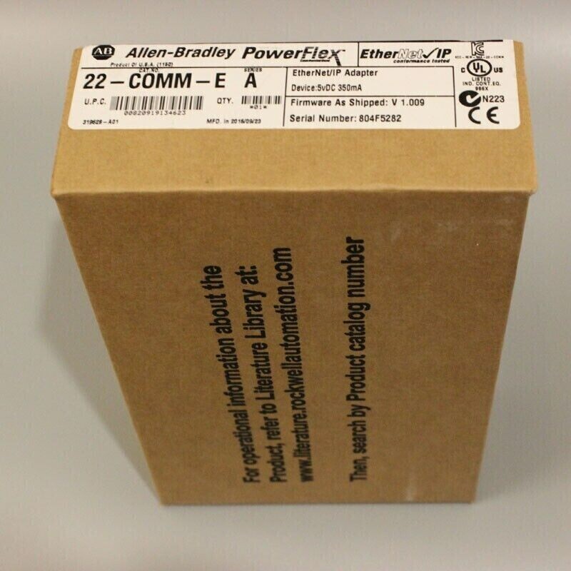New Sealed Allen-Bradley AB 22-COMM-E SER A PowerFlex Ethernet/IP Comm Adapter