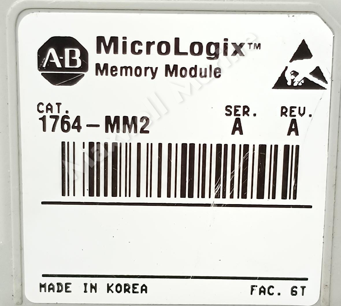 Allen-Bradley 1764-MM2 MicroLogix Memory Module Series A Rev A ( 1 pc )