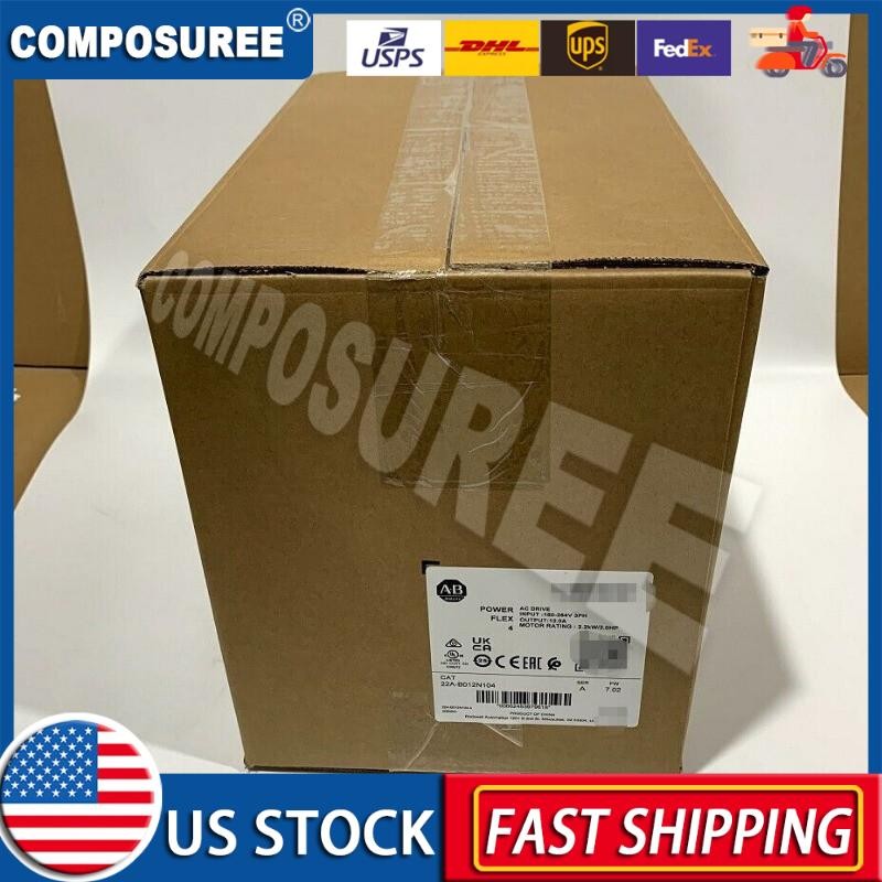 1PCS NEW Allen-Bradley 22A-B012N104 PowerFlex4 AC Drive AB 22AB012N104 Sealed
