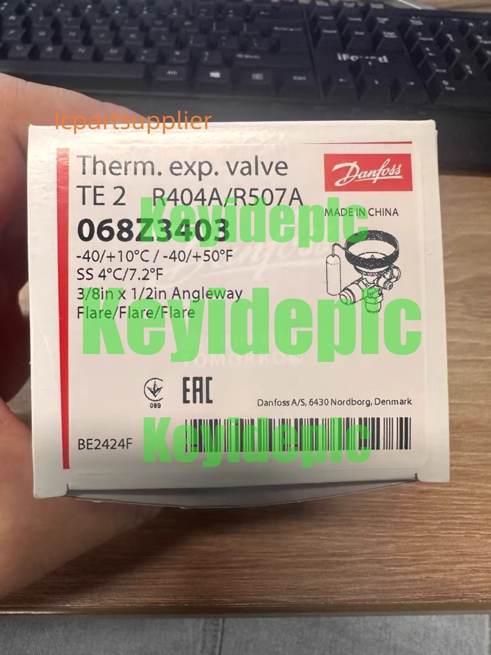 1PC Danfoss 068Z3403 Thermal Expansion Valve TE2 R404A/R507A Free delivery #ke