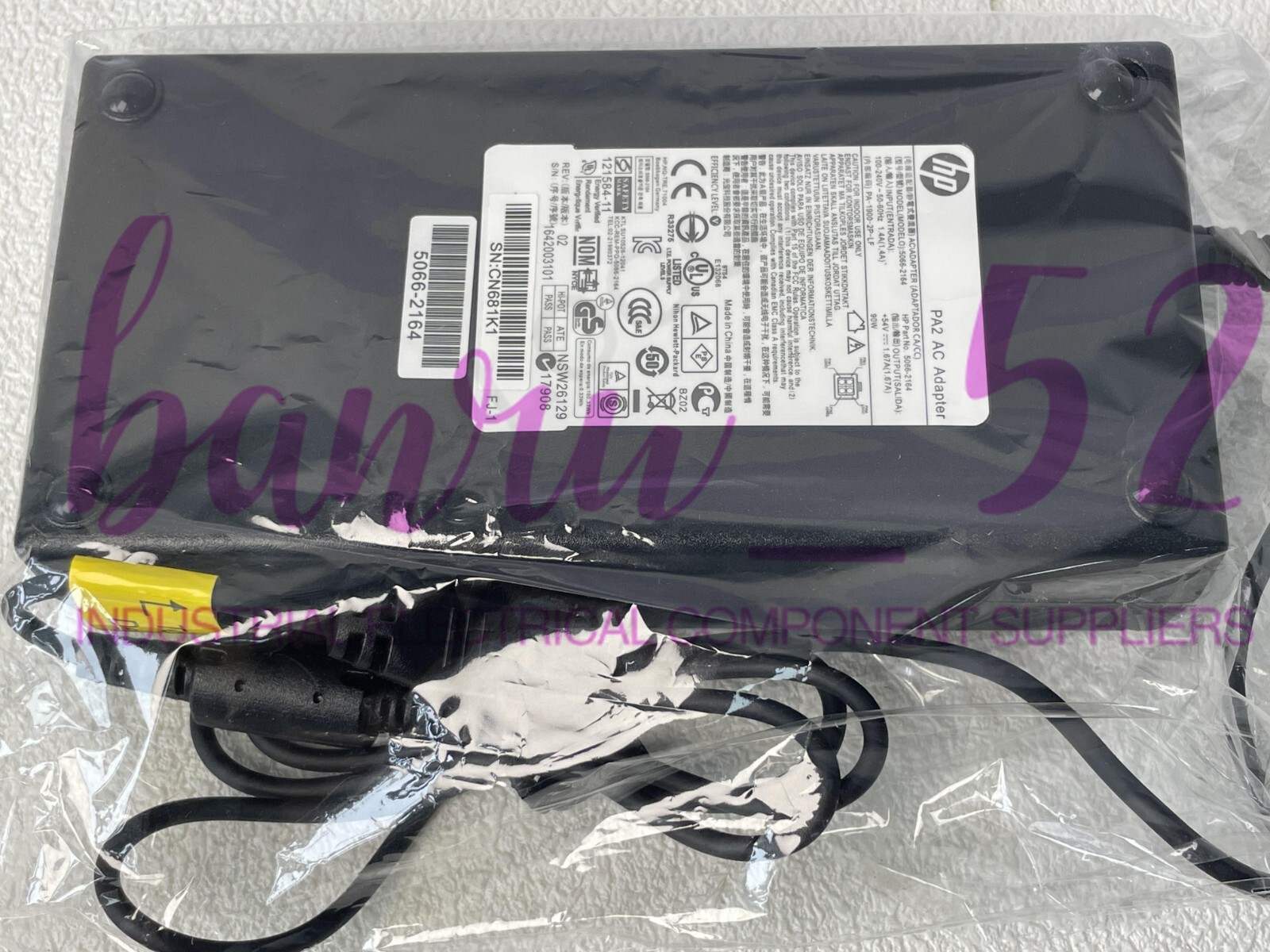 1PC AC Adapter 54V 1.67A 90W PA2 5066-2164 PA-1900-2P-LF