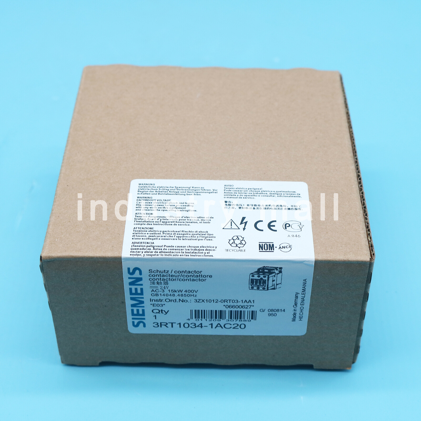 NEW 1PS For Siemens Contactor 3RT1034-1AC20 3RT10341AC20