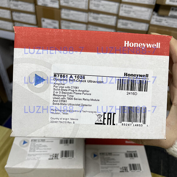 New Genuine HONEYWELL R7861A1026 Ultraviolet Flame Amplifier In Box