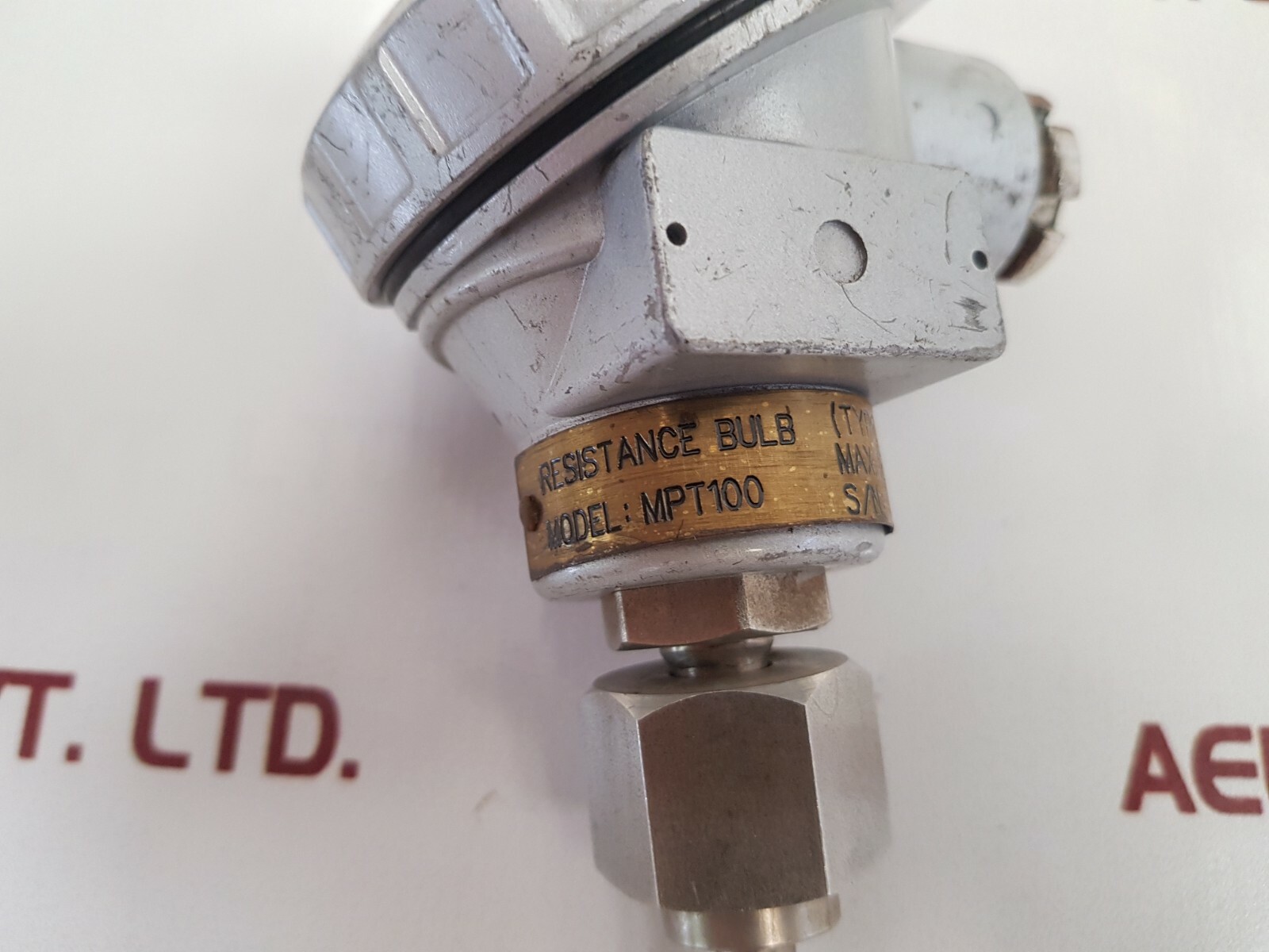 Mpt100 resistance bulb