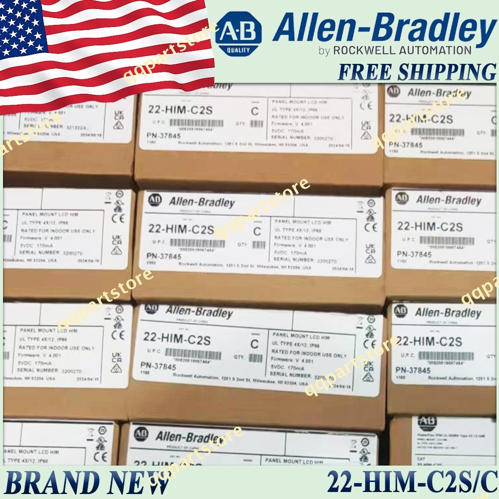 Brand New AB 22-HIM-C2S/C PowerFlex IP66 UL-NEMA Type 4X-12 HIM 22 HIM C2S serC