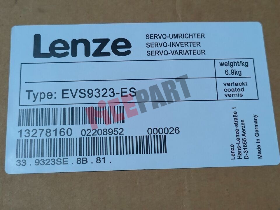 EVS9323-ES New Sealed Lenze Servo Driver Inverter EVS9323-ES IPCS