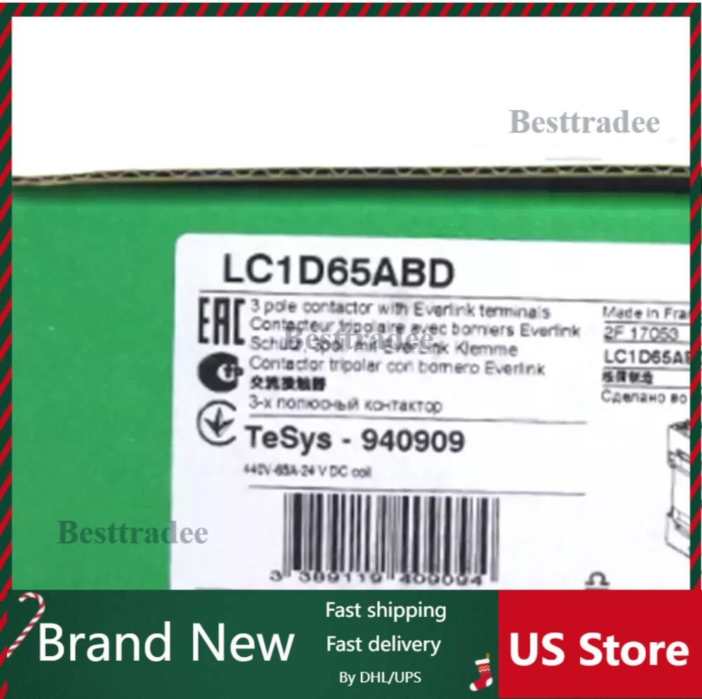 1PC Schneider LC1D65ABD Contactor 65A New In Box Fast Shipping