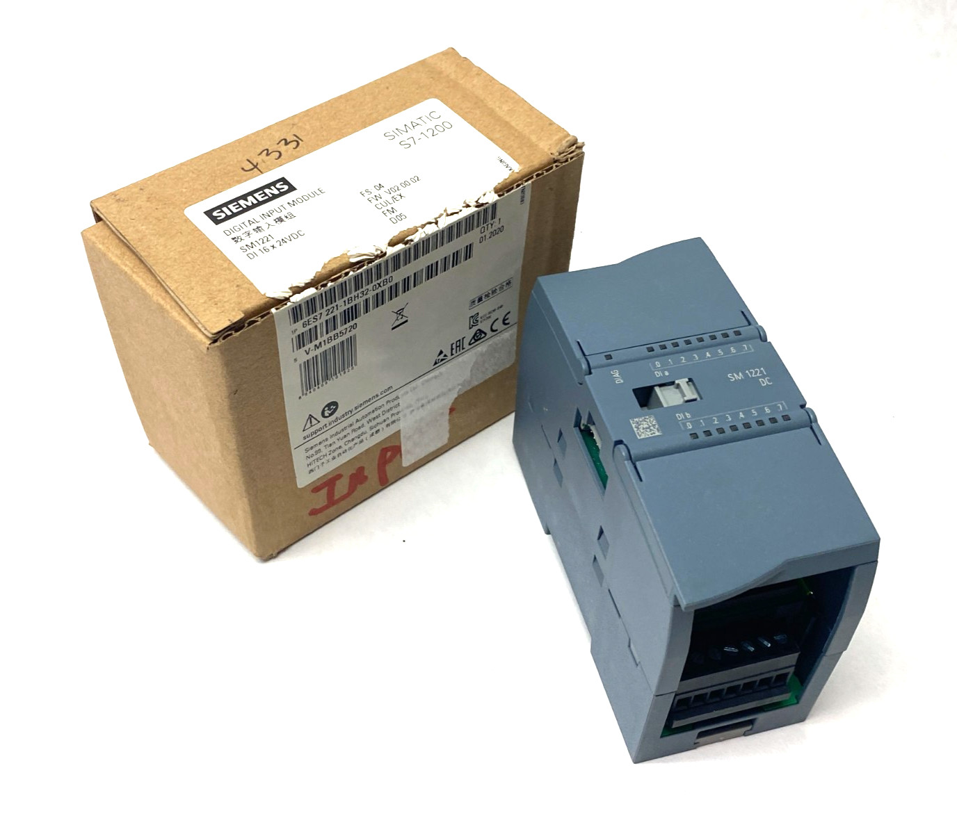 Siemens 6ES7 221-1BH32-0XB0 SIMATIC S7-1200 Digital Input Module DI 16x24VDC