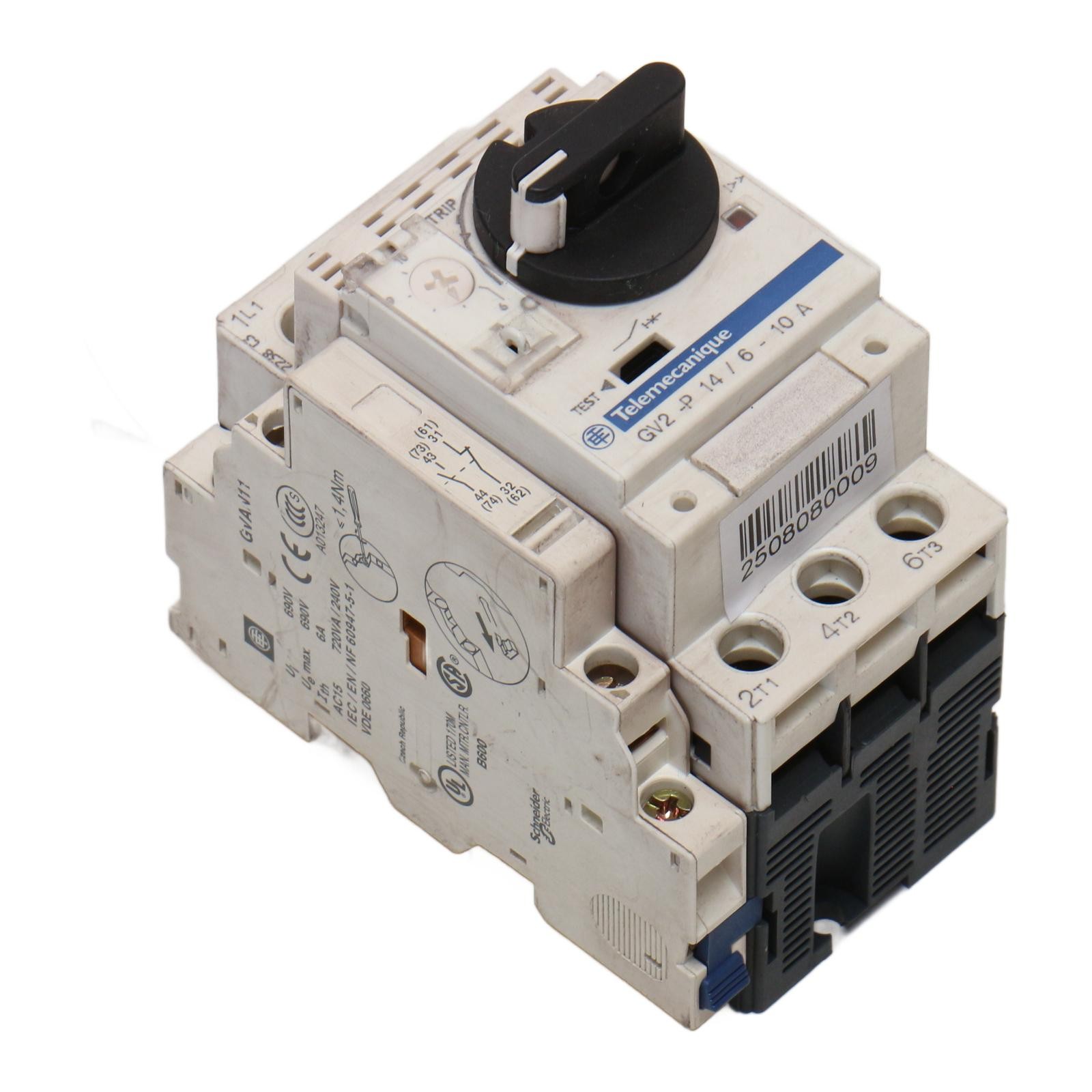 GV2-P14-6-10A + GVAN11 TELEMECANIQUE, “GV2-P14-6-10A + GVAN11 Telemecanique ….