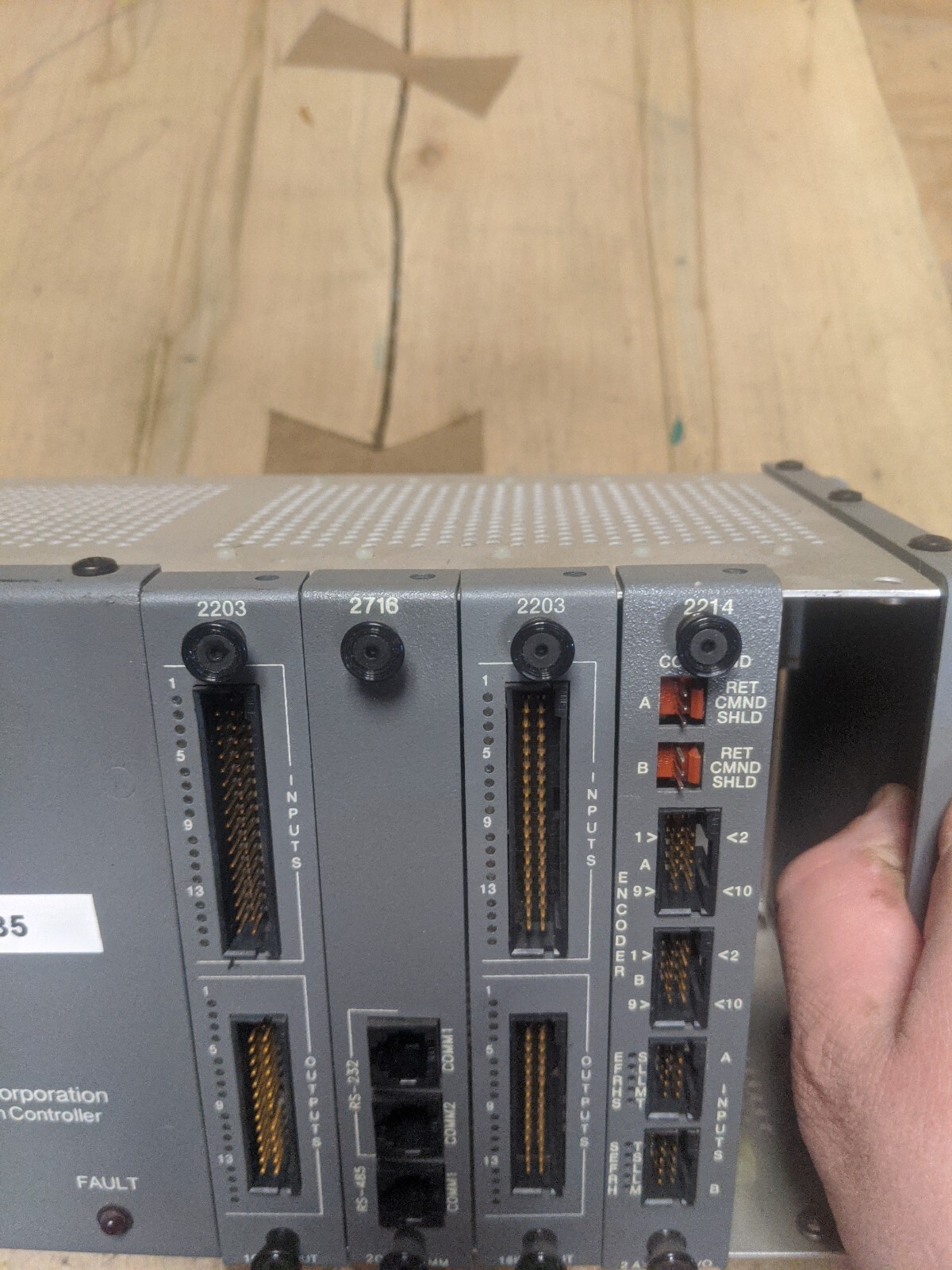 Control Technology CTC 2600XM 5 SLOT RACK 2716 ,2 x 2203 and 2214 card