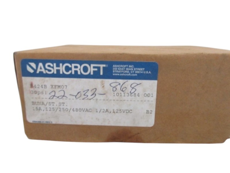 ASHCROFT B424BXFM07 30PSI NSMP