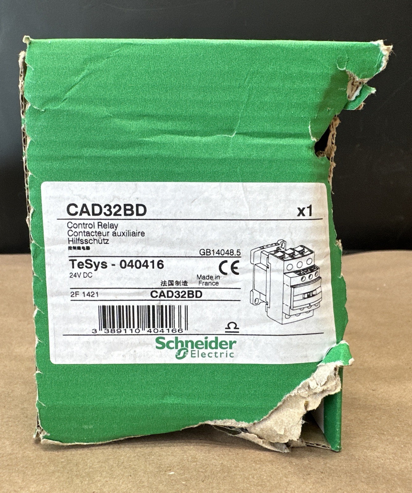 NEW OPEN BOX- Schneider Electric CAD32BD Control Relay 24VDC || WARRANTY! 🇺🇸