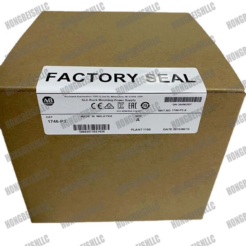 AB 1746-P3 /A SLC 500 Power Supply Module 1746P3 New Factory Sealed Spot Goods