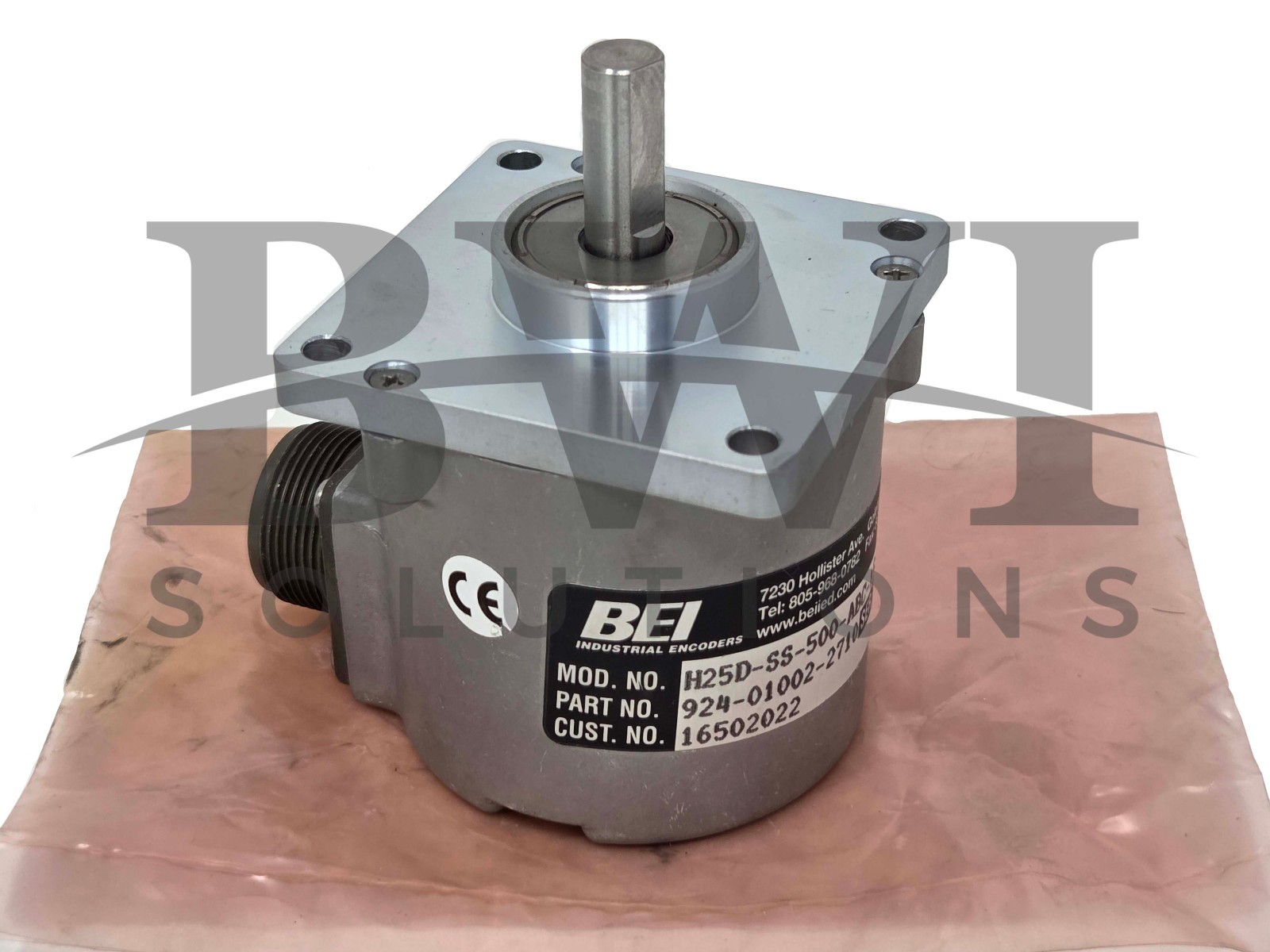 NEW BEI Sensors H25D-SS-500-ABC-15V/0CR-SM16 Rotary Encoder 924-01002-2710