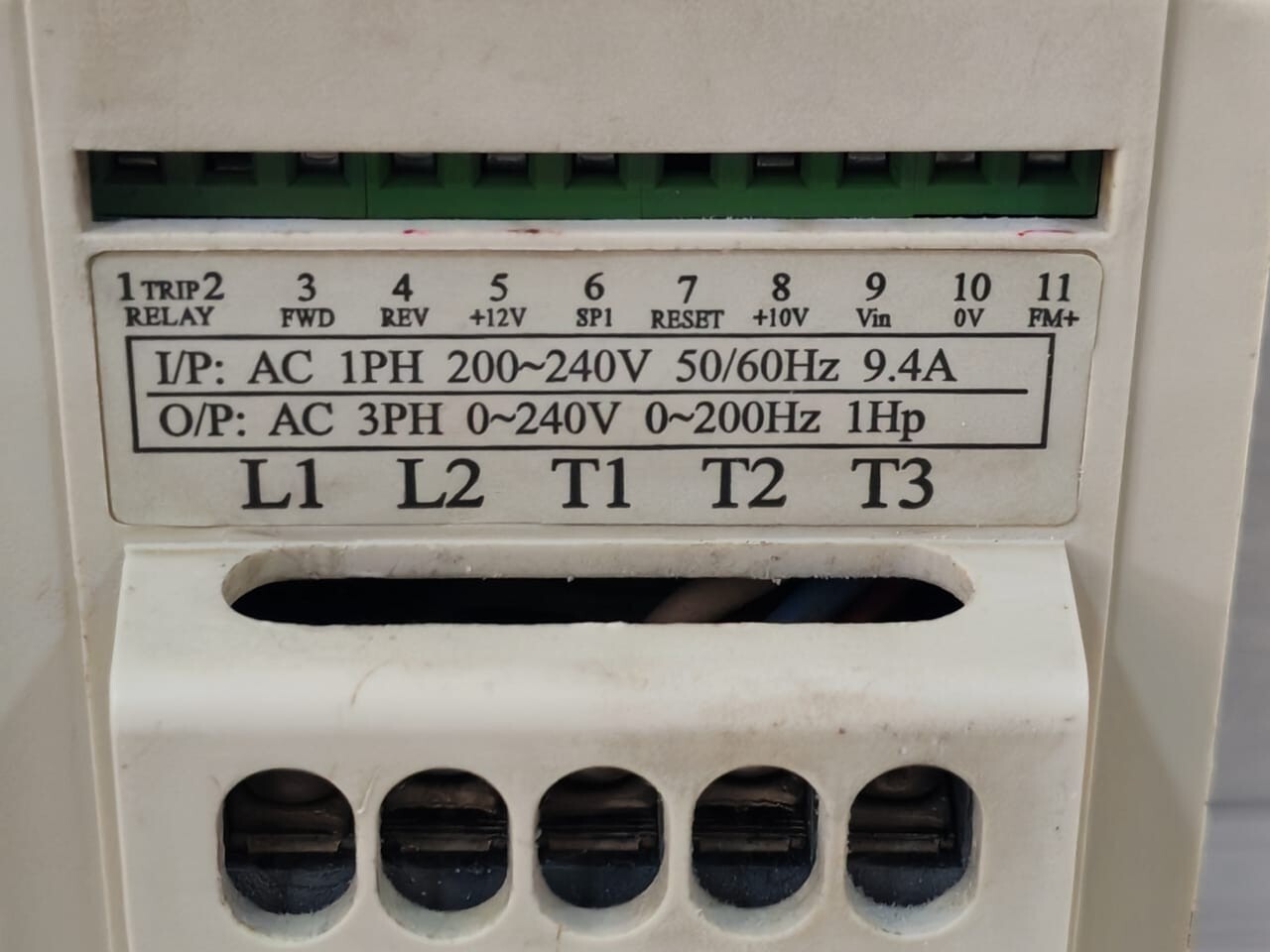 TAIAN E2-201-H1F Inverter 220V 0.75KW 1HP