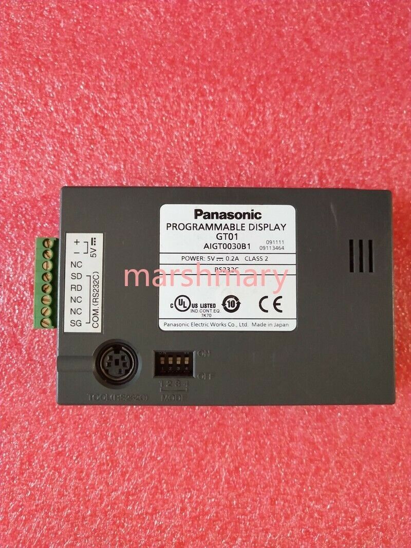 1PCS Used Panasonic GT01 AIGT0030B1 Programmable Display In Good Condition PLC