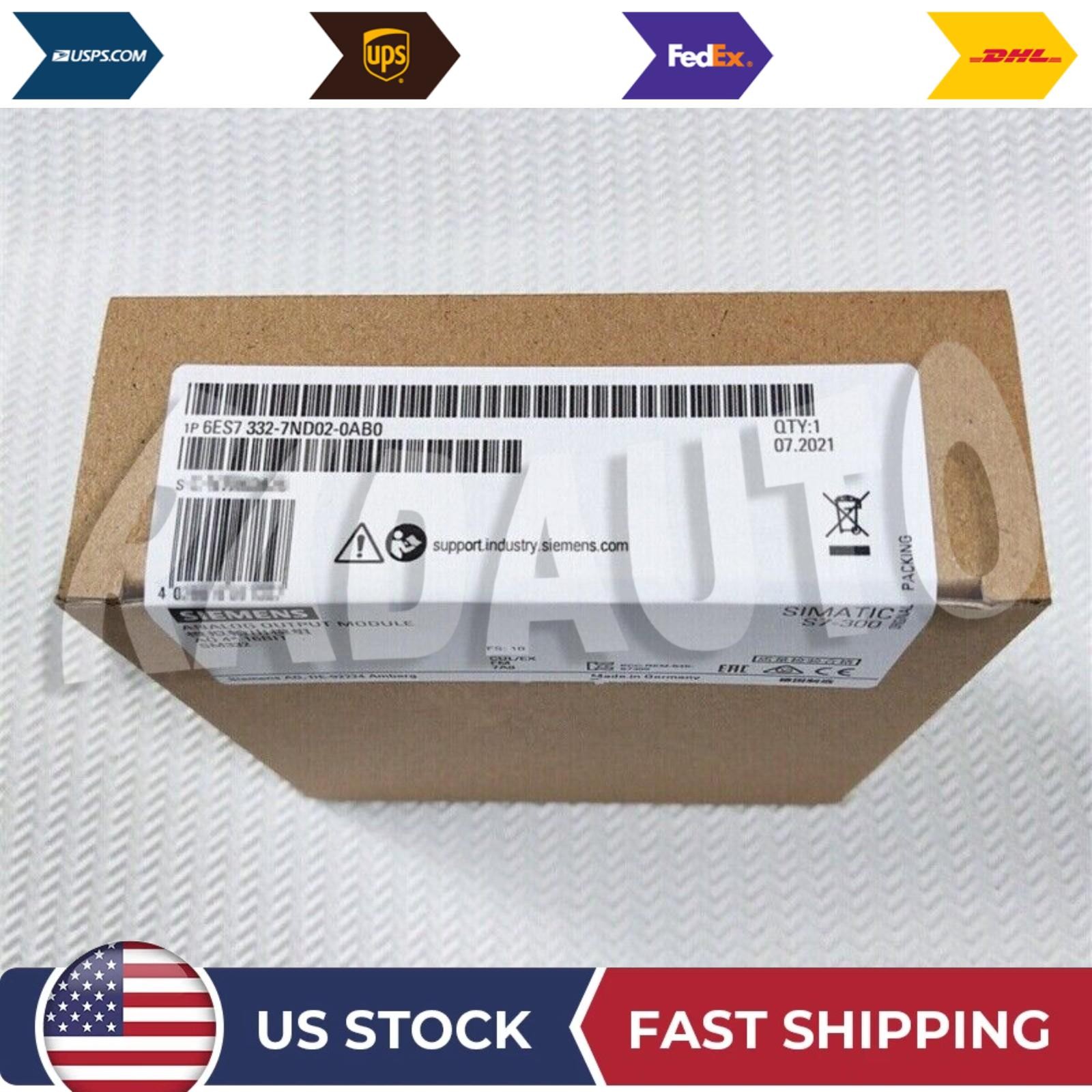 New Siemens S7-300 Analog Output SM 332 6ES7332-7ND02-0AB0 6ES73327ND020AB0
