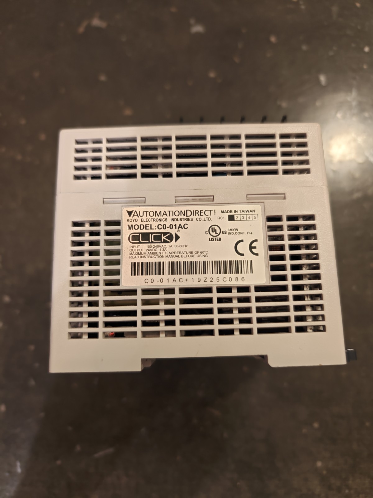 Used Automation Direct CLICK Koyo C0-00DD2-D + C0-01AC 24VDC