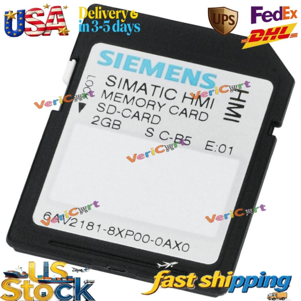 New Siemens 6AV2181-8XP00-0AX0 6AV2 181-8XP00-0AX0 SIMATIC SD memory card 2 GB
