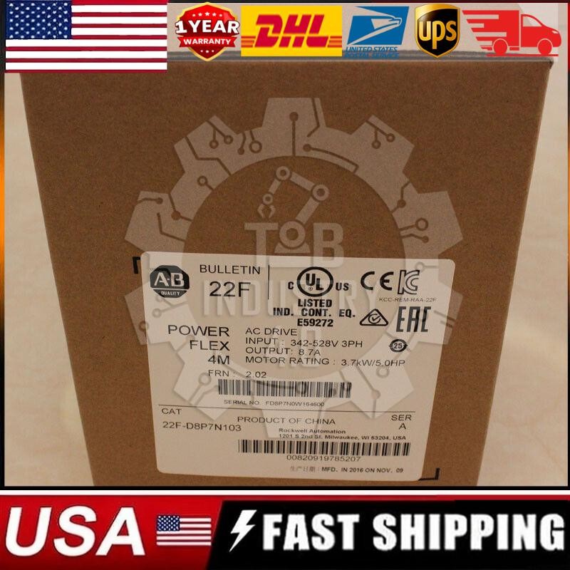 22F-D8P7N103 Allen Bradley PowerFlex4M AC Drive New Factory Sealed