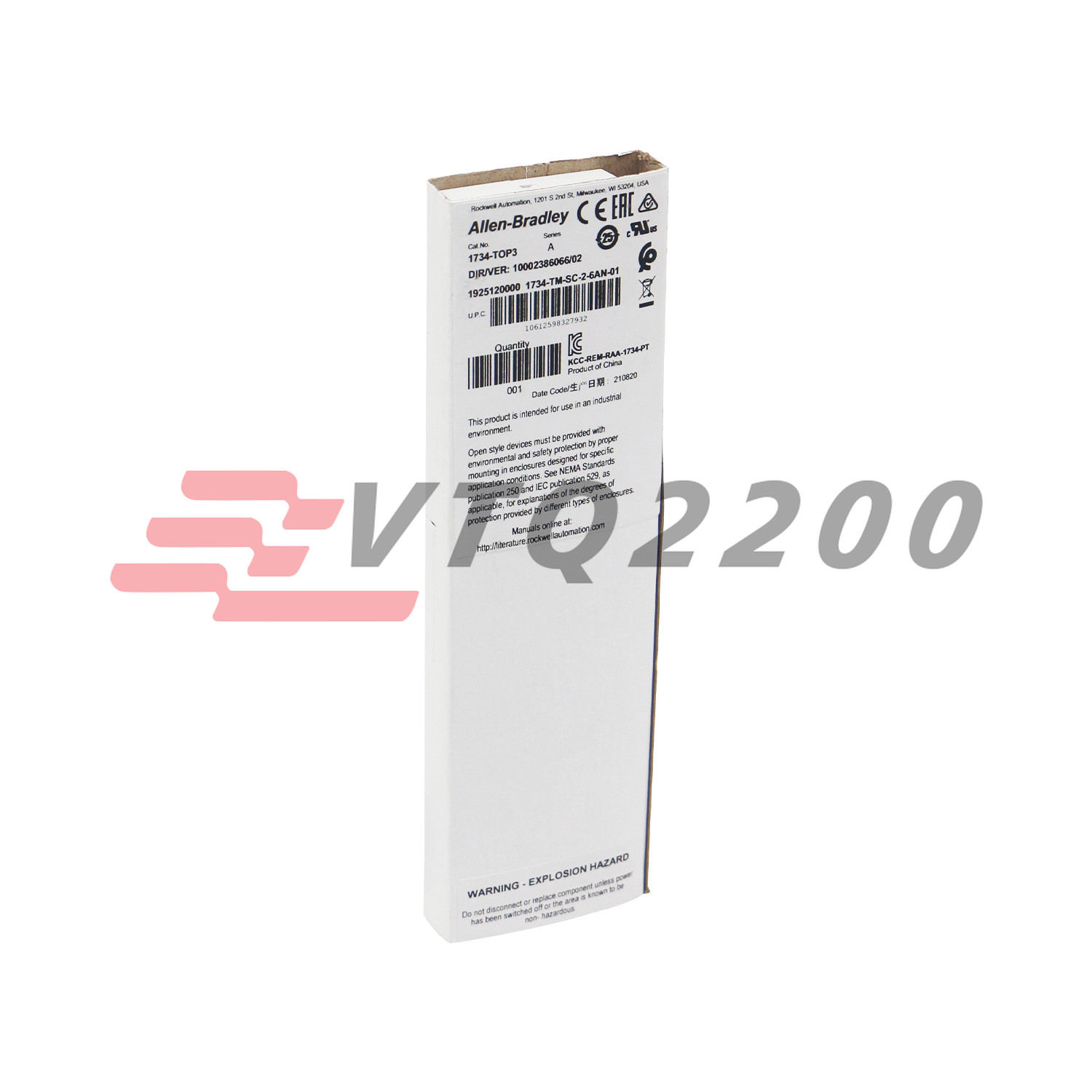 NEW Allen Bradley 1734-TOP3 POINT I/O Terminal Base AB 1734TOP3