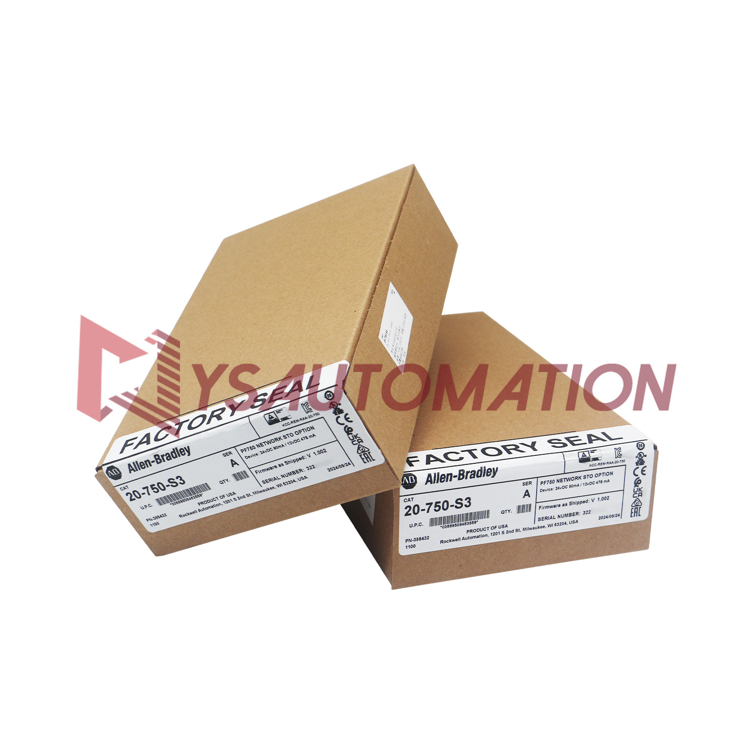 Branded New Allen Bradley 20-750-S3 Powerflex 750 Network STO Option Module