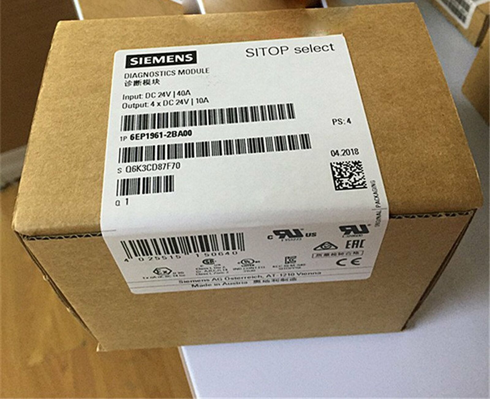 SIEMENS 6EP1961-2BA00 Module New One Expedited Shipping 6EP19612BA00