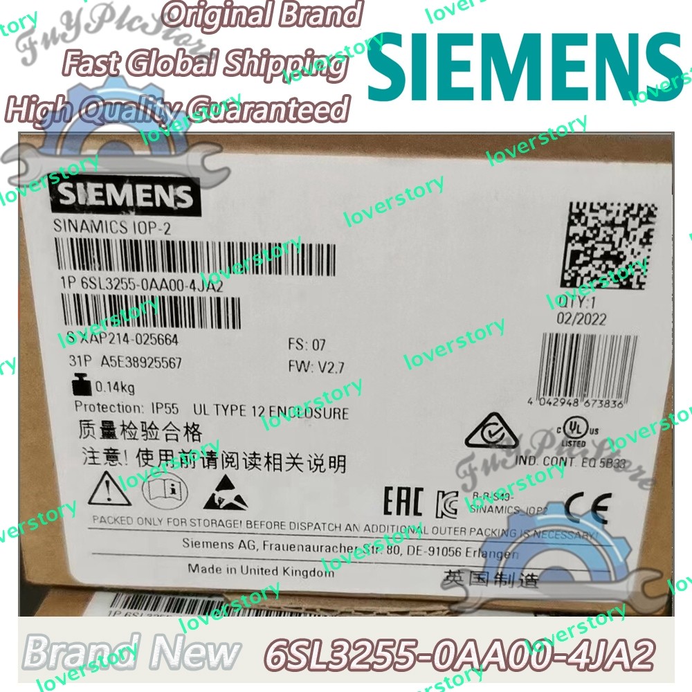 Siemens 6SL3255-0AA00-4JA2 Brand New High Quality Free Ship 6SL3 2550AA004JA2