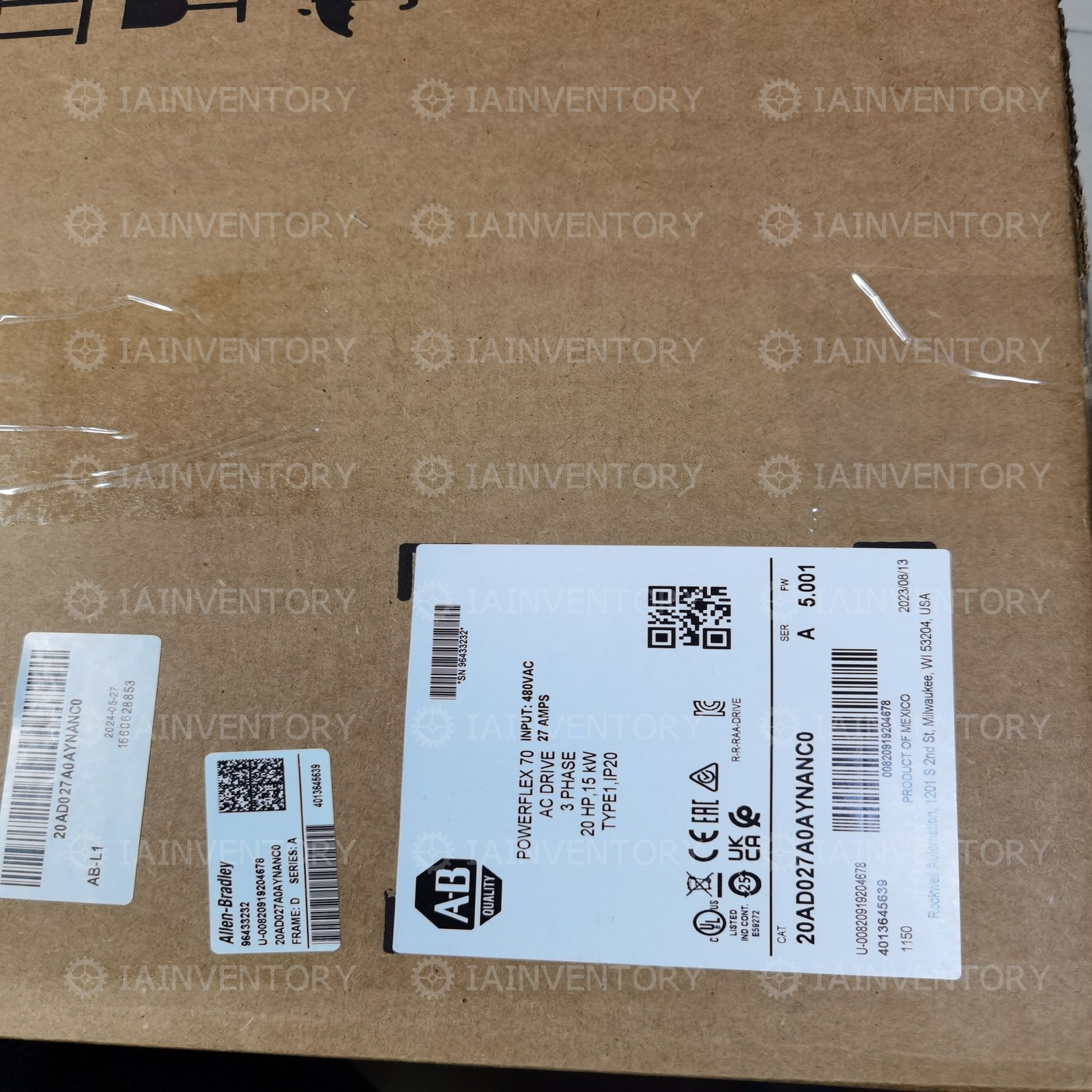 1PC NEW Allen-Bradley 20AD027A0AYNANC0 US stock Warranty Included