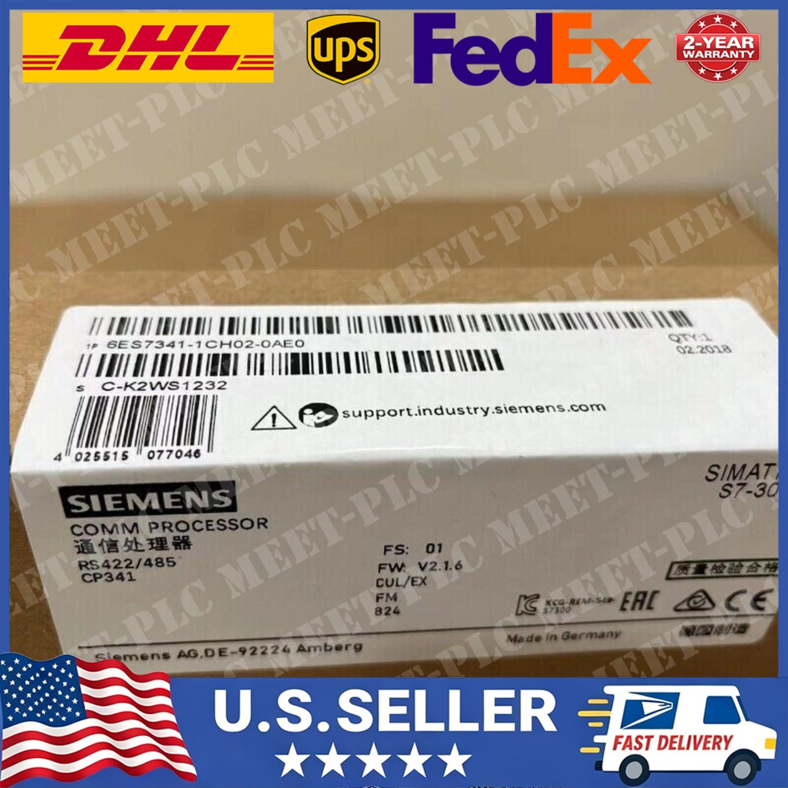 1PC New In Box Siemens 6ES7341-1CH02-0AE0 6ES7 341-1CH02-0AE0 input module