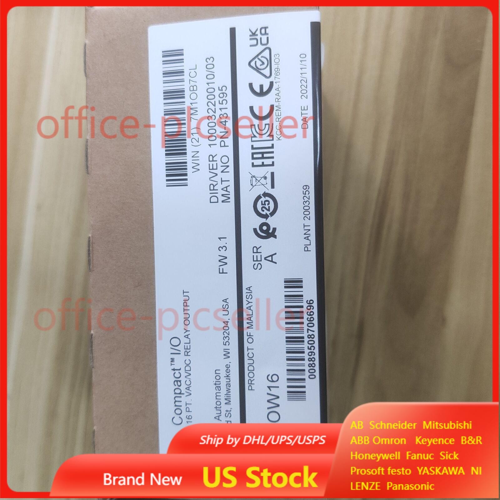 New Sealed Allen-Bradley 1769-OW16 CompactLogix Relay Output Module US Free Tax