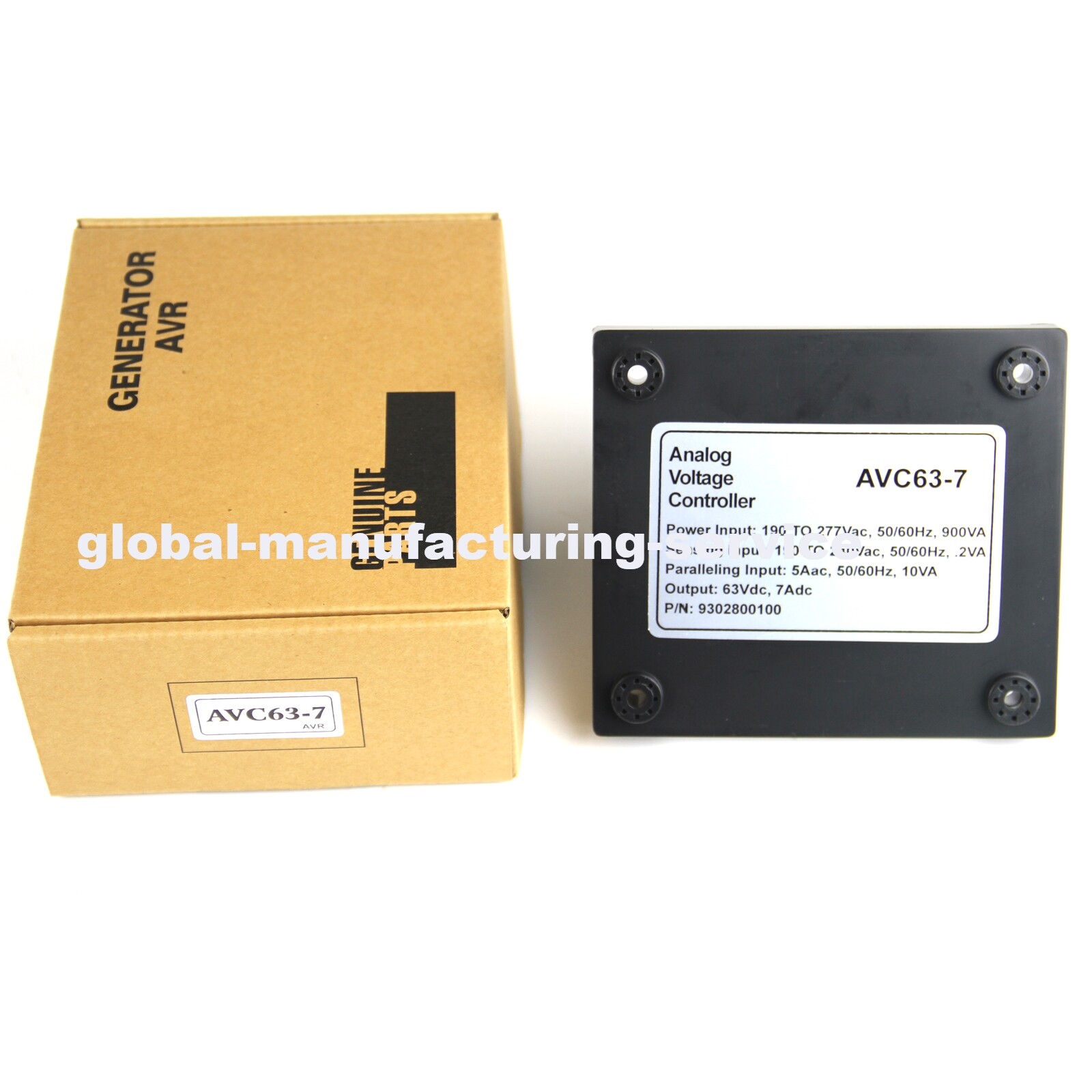 Basler AVR AVC 63-7 Automatic Voltage Regulator Power Supply AVC63-7