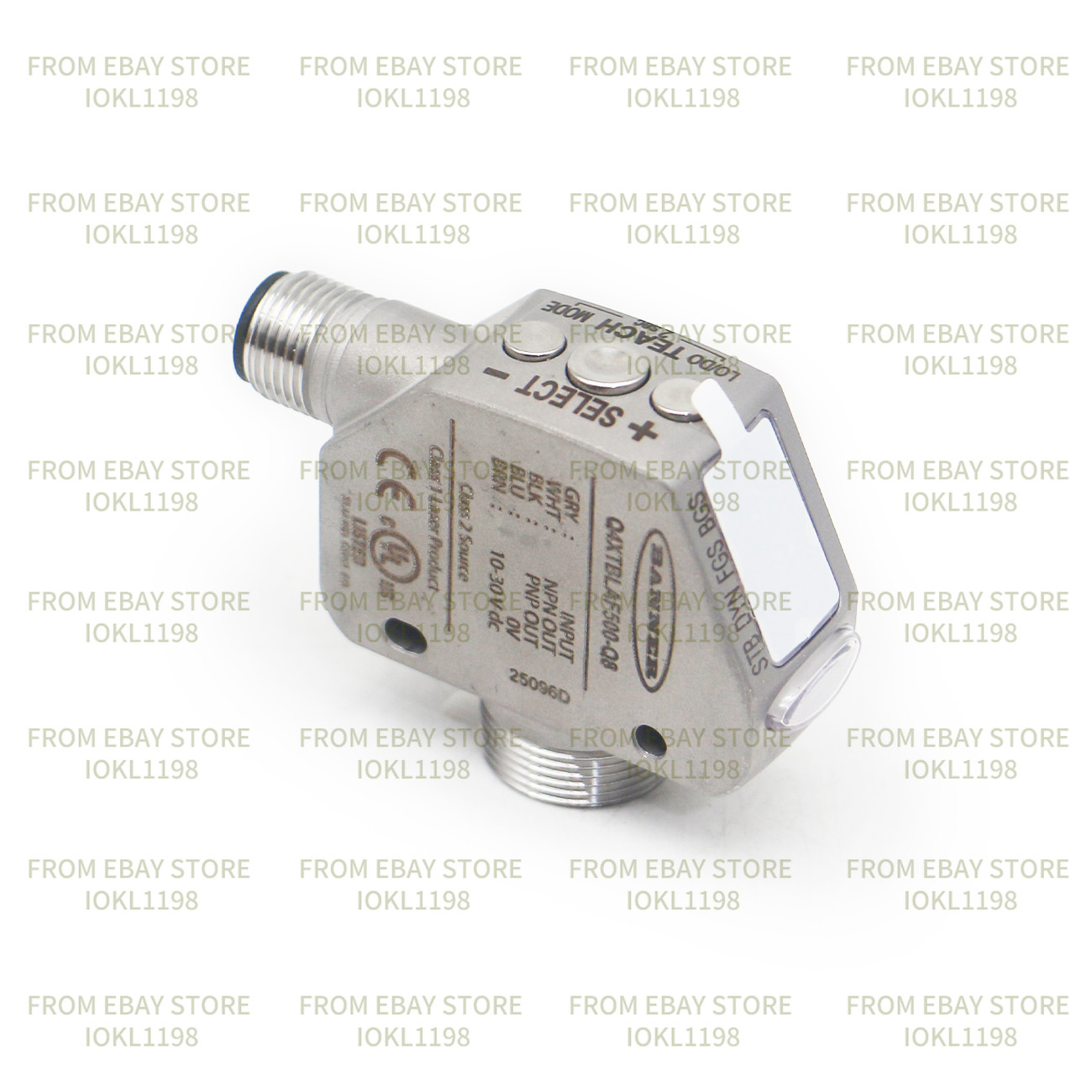 NEW BANNER Q4XTBLAF500-Q8 Laser Adjustable Field Range: 500 mm Input: 10-30 V dc