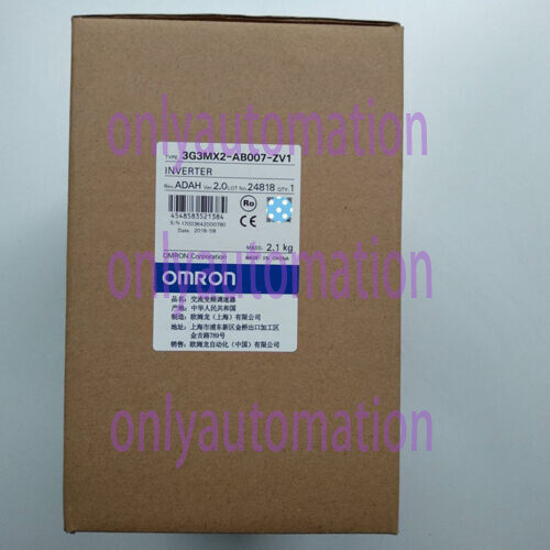 Omron 3G3MX2-AB007-ZV1 Inverter 1PCS New Expedited Shipping 3G3MX2AB007ZV1