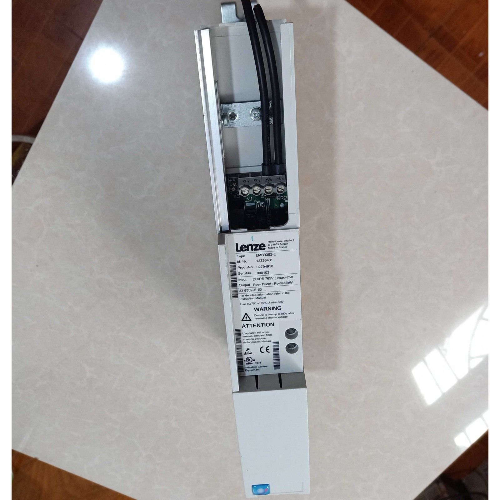 1pcs Used Lenze EMB9352-E Inverter control unit Free ship #YP1
