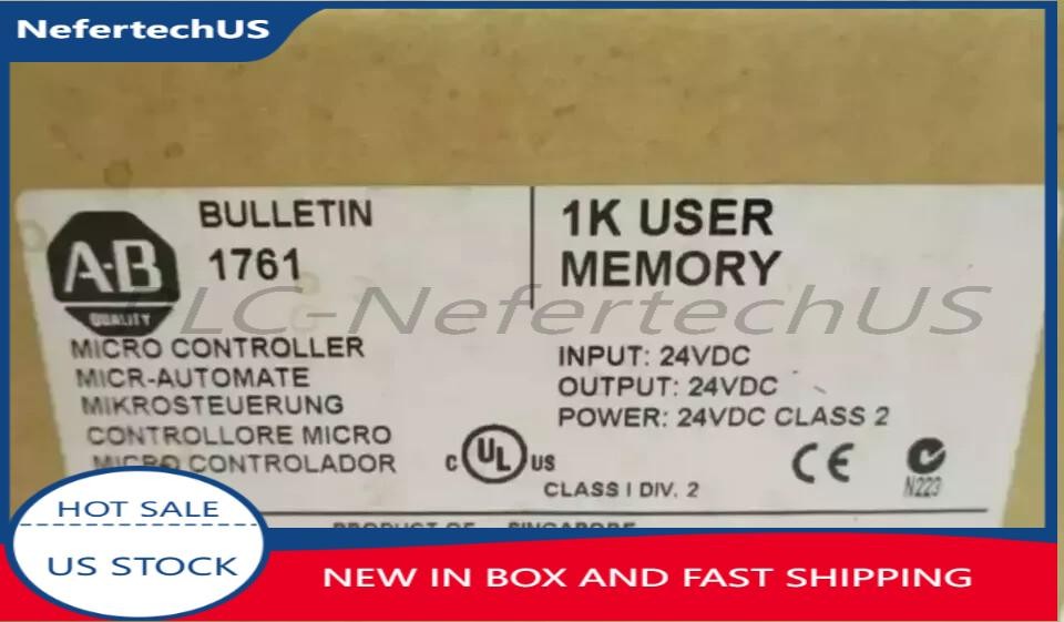 New Sealed AB 1761-L16BBB MicroLogix 1000 16 Point Controller US Free Tax