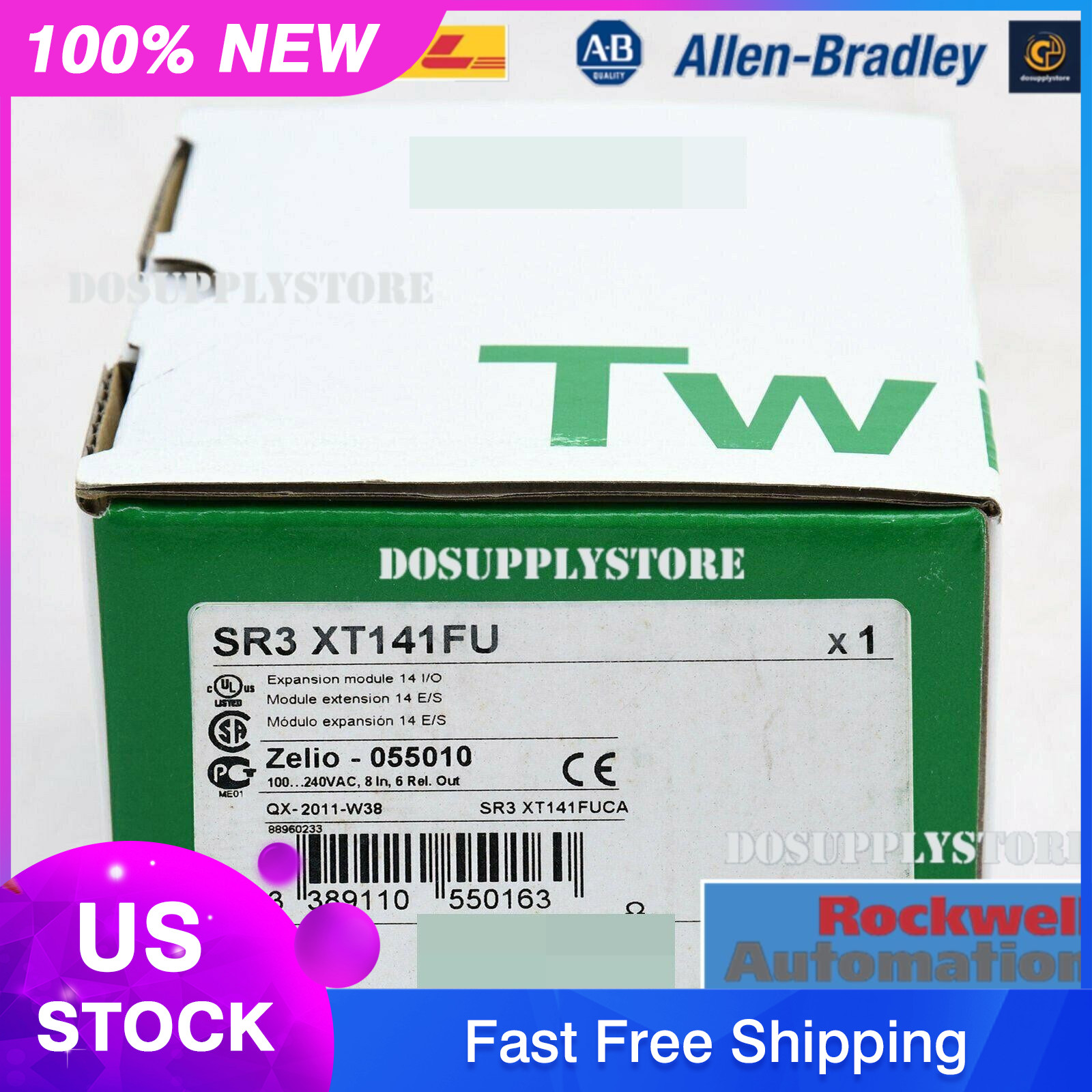 PLC Expansion Module SR3XT141FU #E1- US Free TAX