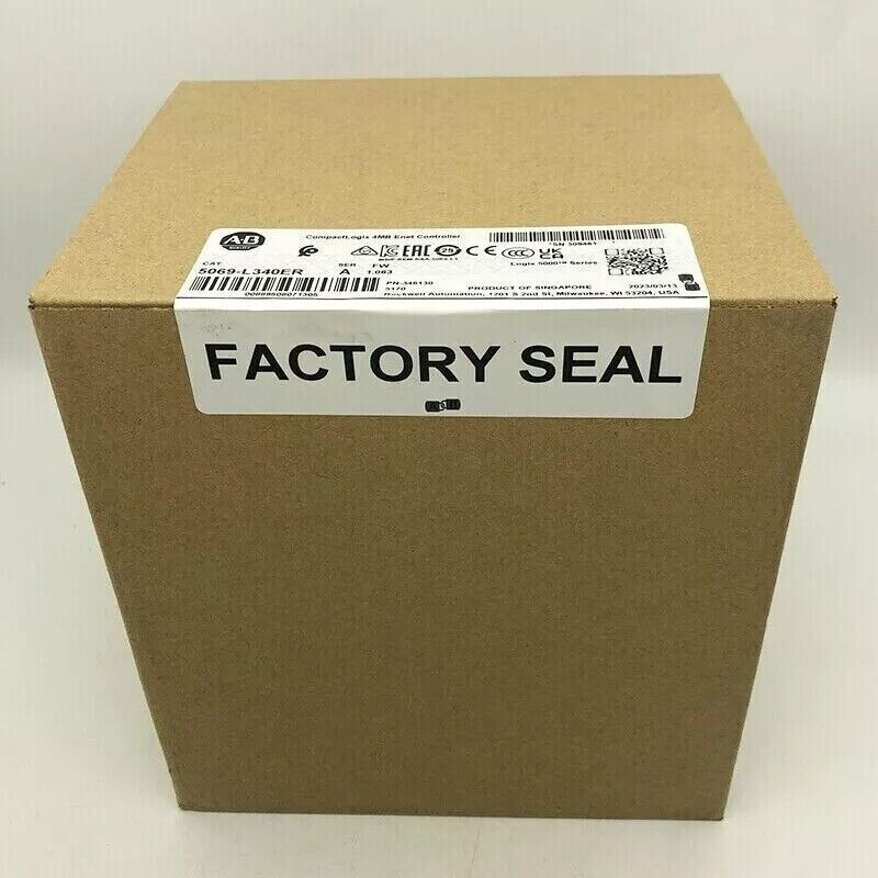 Factory Sealed AB 5069-L340ER FW 1.063 ENET Controller 5069L340ER US Free Tax