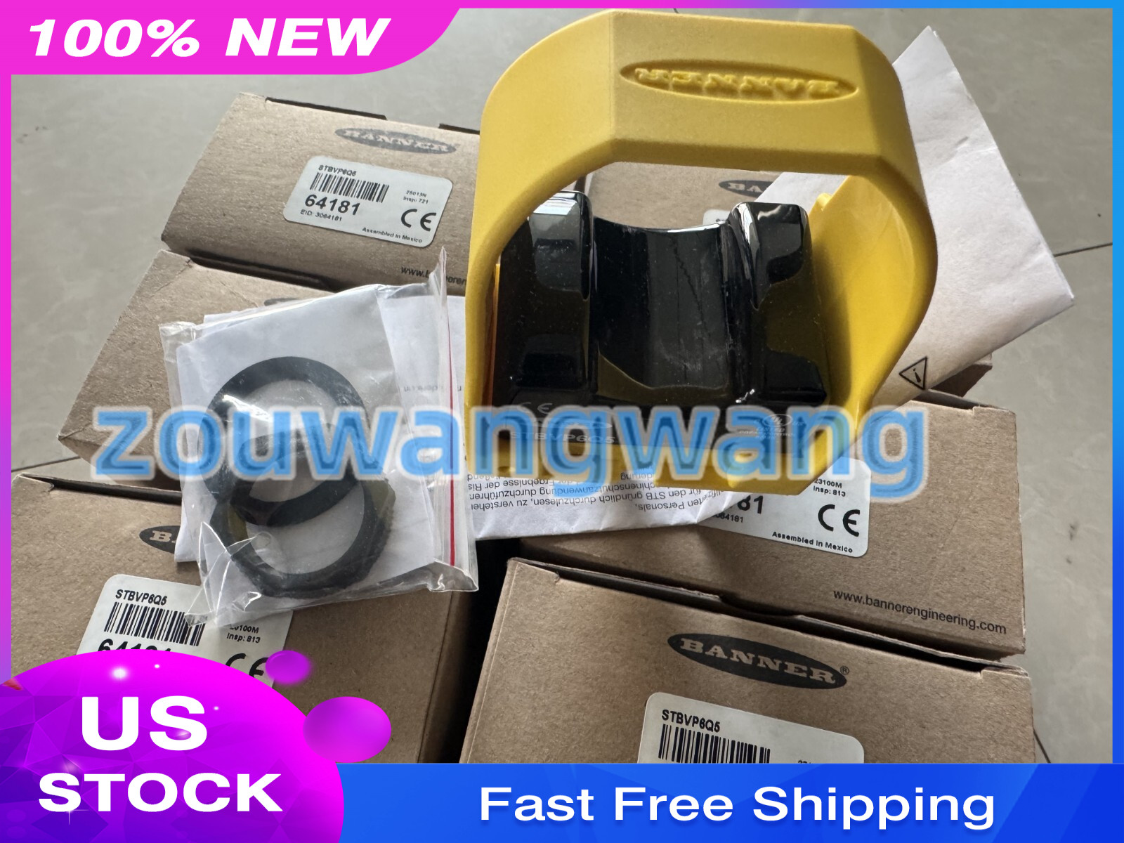 1PCS New Banner STBVP6Q5 64181 Self-check touch button Fast delivery #Z