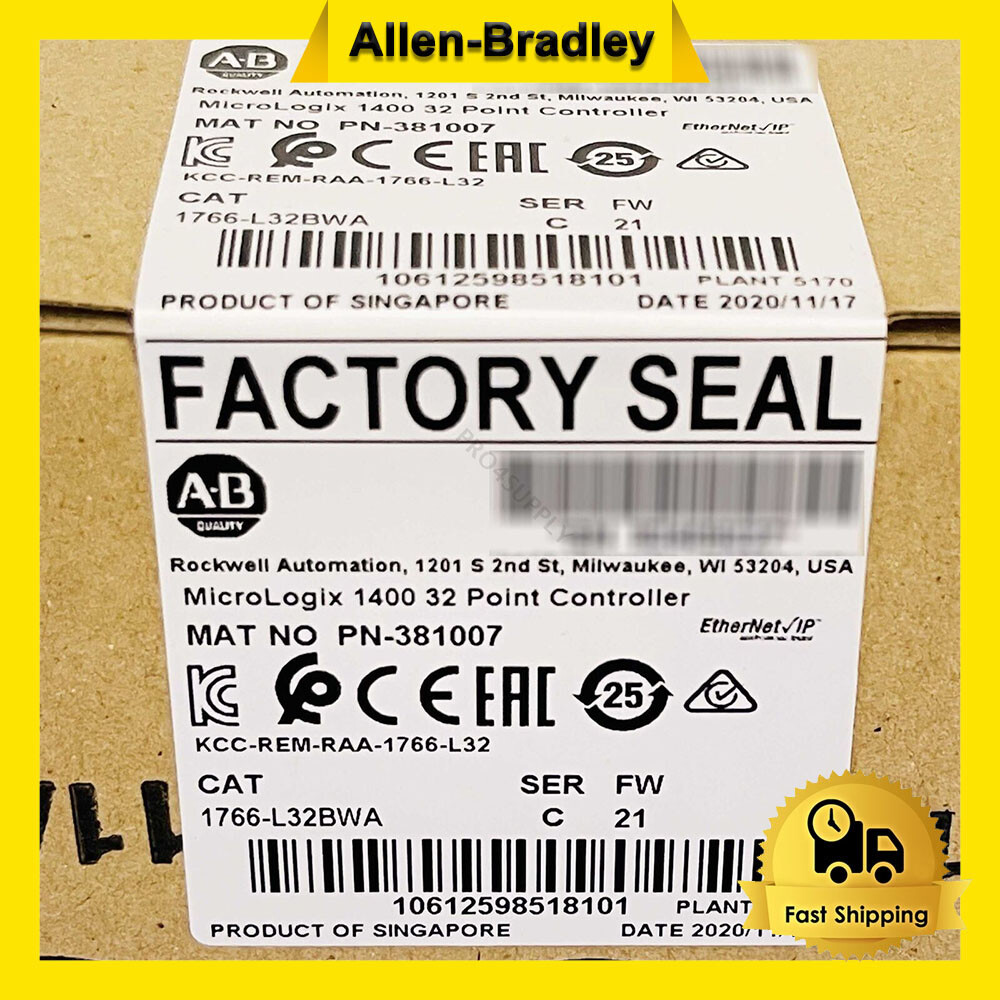 1766-L32BWA Allen-Bradley MicroLogix 1400 32 Point Controller