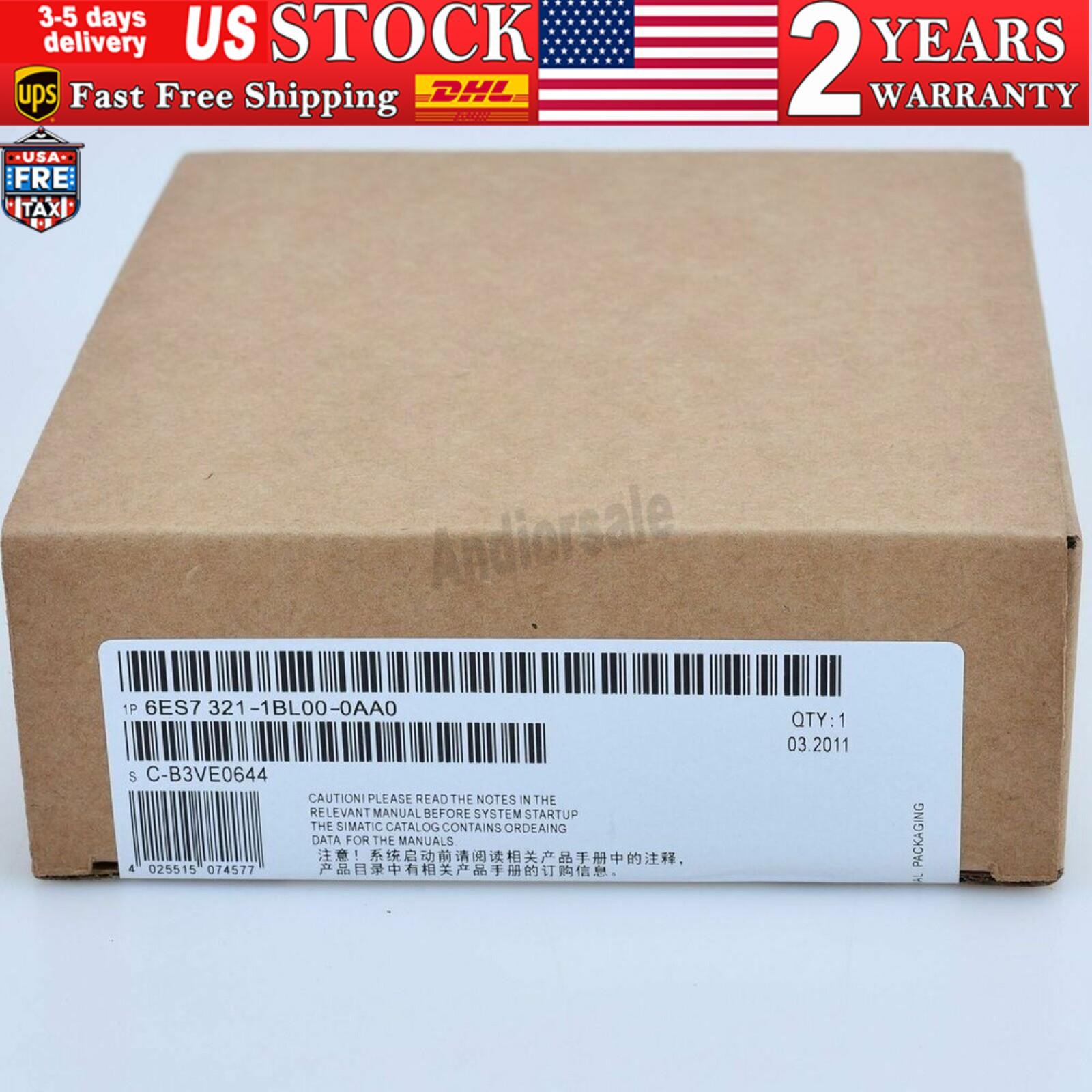 One New Siemens 6ES7 321-1BL00-0AA0 6ES7321-1BL00-0AA0 In Box Fast Shipping