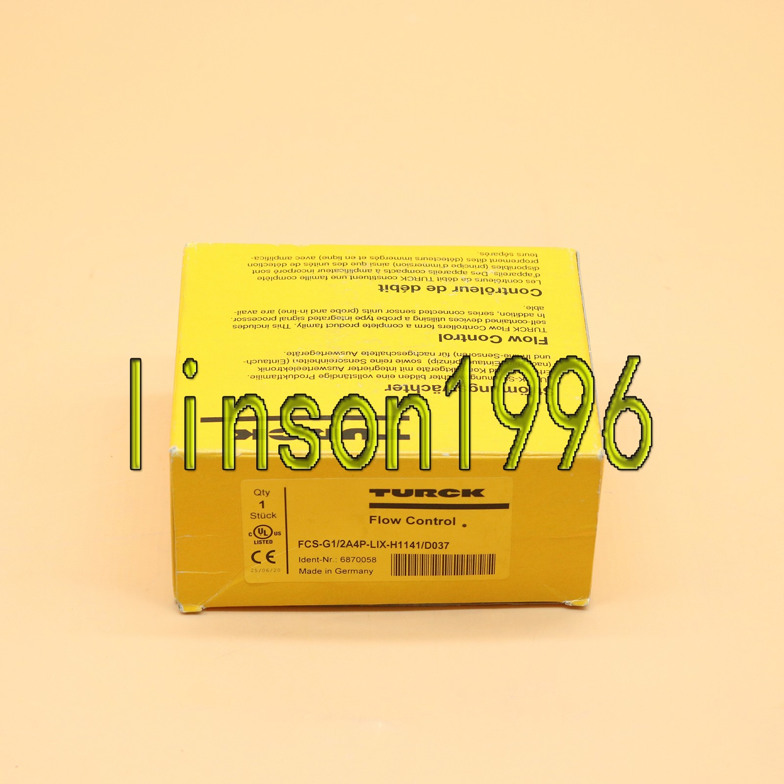 1pc New In Box TURCK FCS-G1-2A4P-LIX-H1141-D037 Pressure Switch Ship DHL