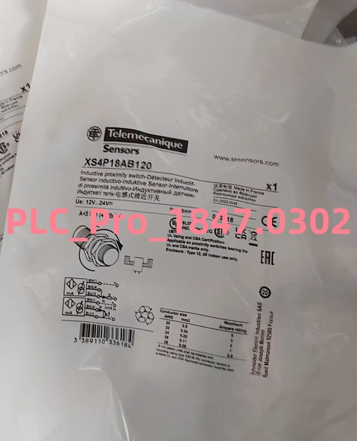 XS4P18AB120 Schneider 1PCS Brand New XS4P18AB120 Fast delivery