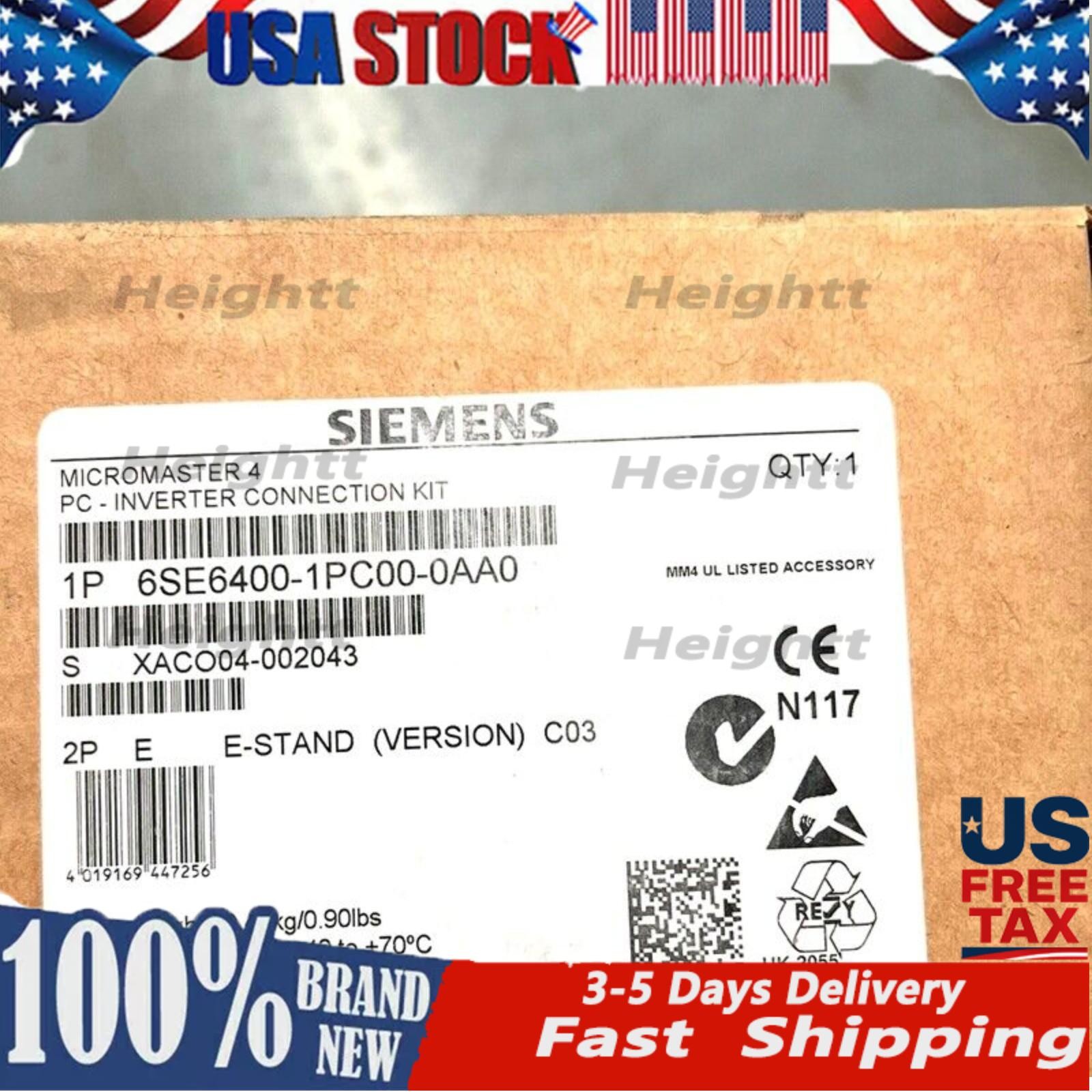New Siemens 6SE6400-1PC00-0AA0 MICROMASTER 4 Connection Kit 6SE6 400-1PC00-0AA0