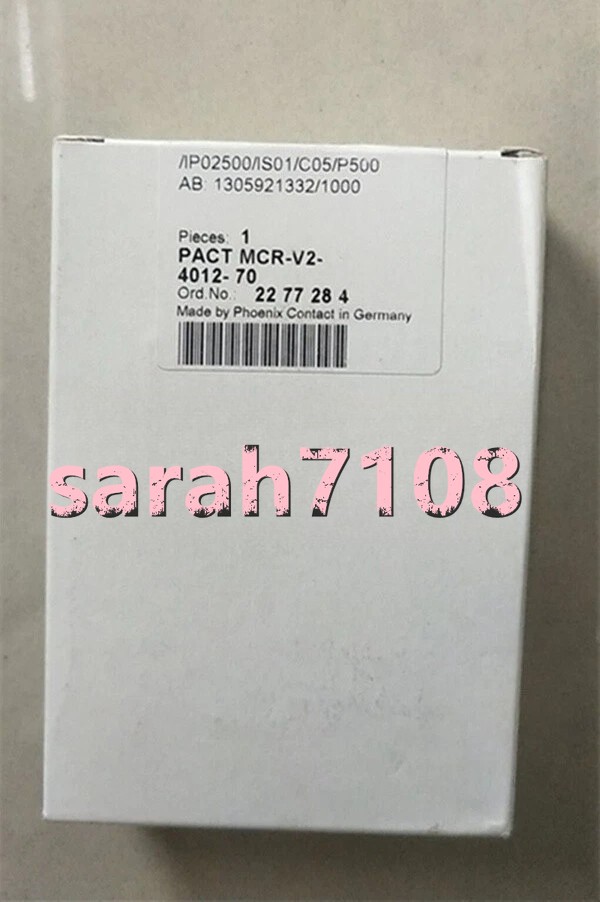 1PC NEW PHCENIX CONTACT PACT MCR-V2-4012-70 #YY