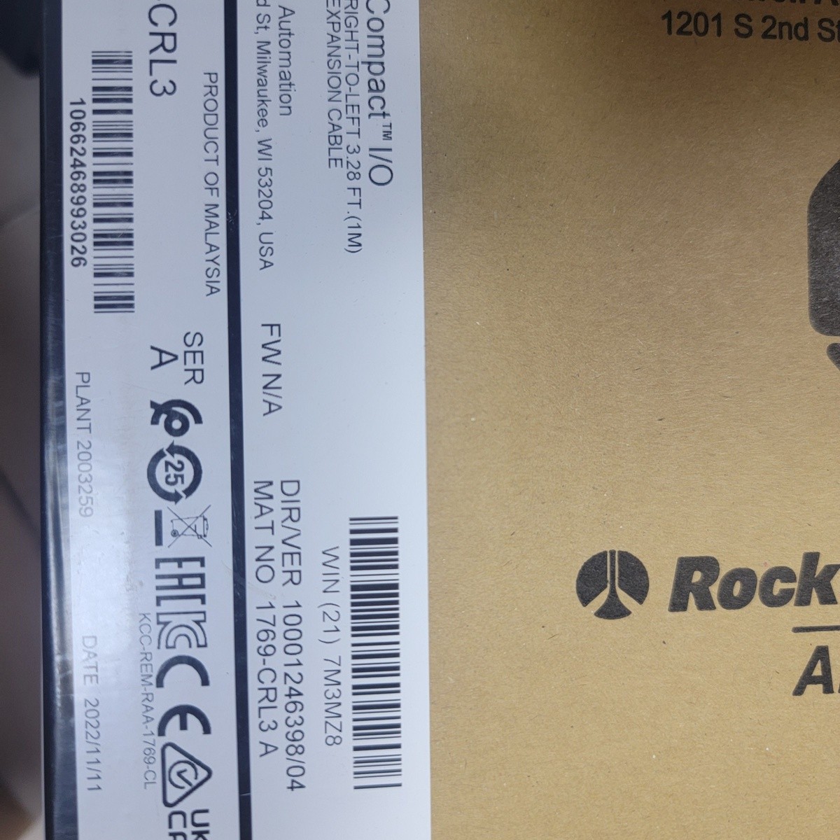 Factory Sealed Allen-Bradley 1769-CRL3 Real US stock Quick Delivery